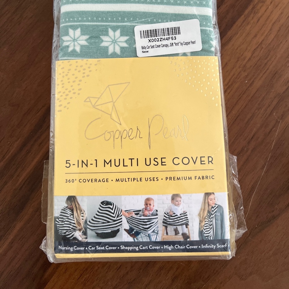 Copper Pearl 5-in-one Multiuse Cover (Nursing, Car Seat, Shopping Cart)